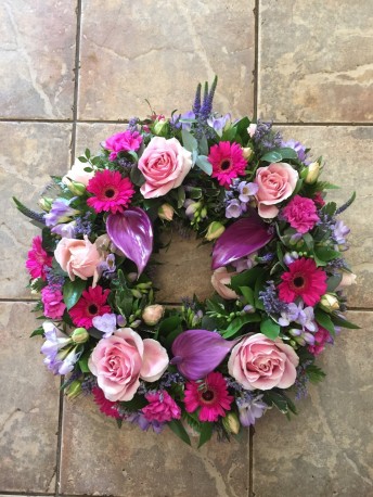 Pink wreath