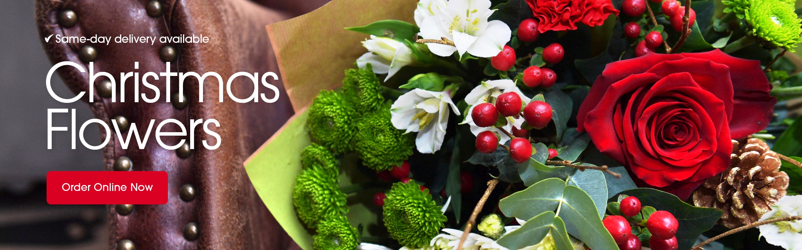 Seasonal bouquets from Hearts And Flowers in Cardiff offering same-day delivery