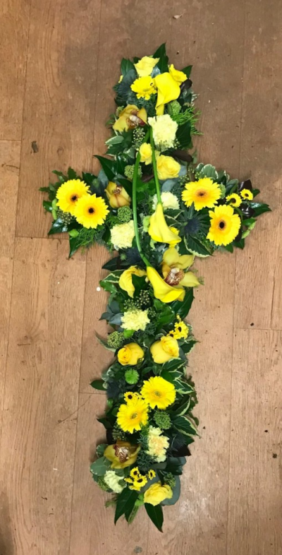 Loose cross - Loose cross made in colours of your choice. Available in 3 sizes 3ft, 4ft, 5ft.