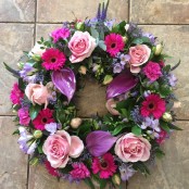 Pink wreath